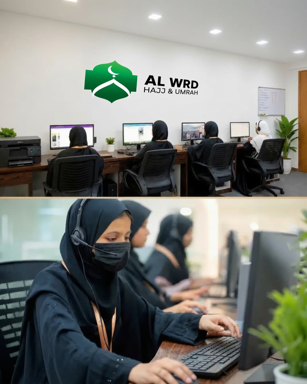 Guided ziyarat and support team